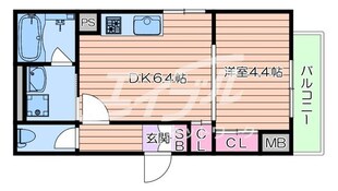 グレースコート蒲生の物件間取画像